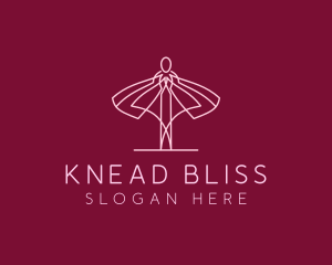 Skirt Ballet Dancer  logo design