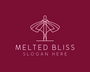 Skirt Ballet Dancer  logo design