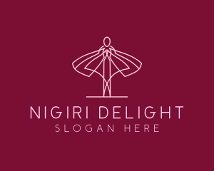 Skirt Ballet Dancer  logo design