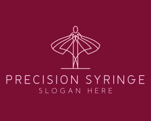 Skirt Ballet Dancer  logo design