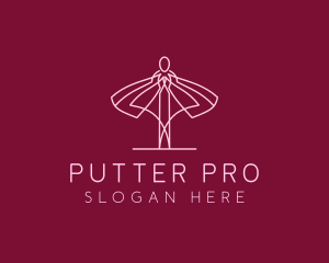 Skirt Ballet Dancer  logo design