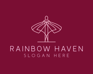 Skirt Ballet Dancer  logo design