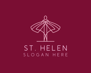 Skirt Ballet Dancer  logo design