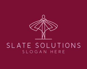 Skirt Ballet Dancer  logo design