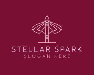 Skirt Ballet Dancer  logo design