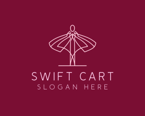 Skirt Ballet Dancer  logo design