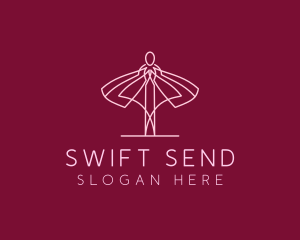 Skirt Ballet Dancer  logo design