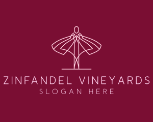 Skirt Ballet Dancer  logo design