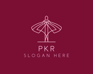 Skirt Ballet Dancer  logo design