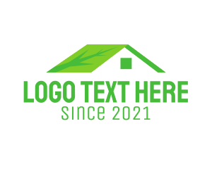 Eco Friendly House  logo design