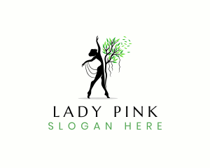 Lady Tree Meditation logo design