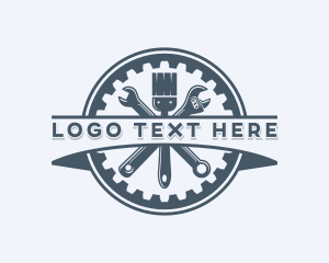 Cogs - Handyman Tools Mechanic logo design