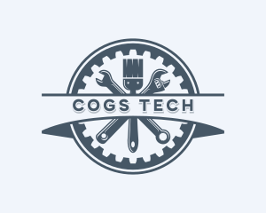 Cogs - Handyman Tools Mechanic logo design