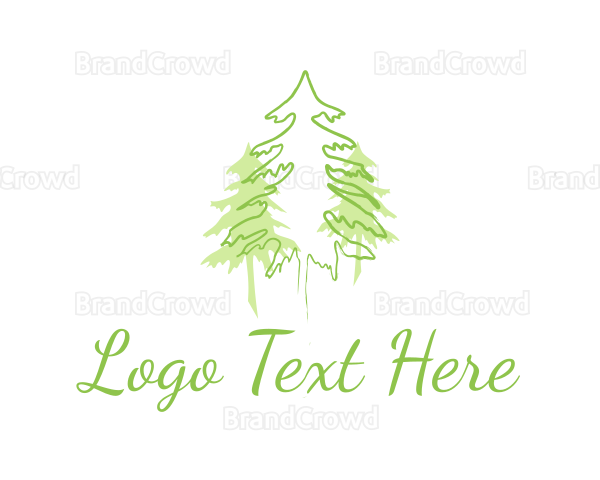 Three Green Pines Logo