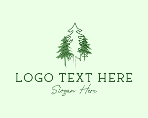 Pine Tree Forest Logo