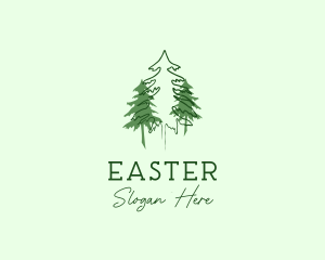 Pine Tree - Pine Tree Forest logo design