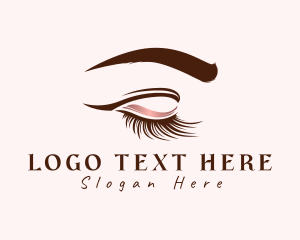 Eyeshadow - Fashion Beauty Stylist logo design