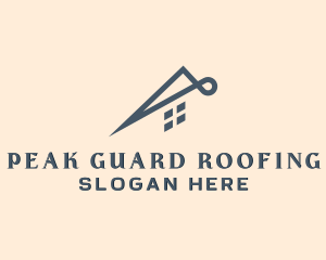 Home Roofing Builder logo design