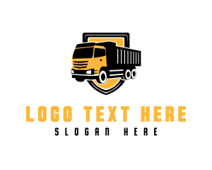 Shipping - Dump Truck Mover logo design