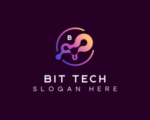 Tech Software Data logo design