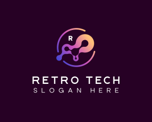 Tech Software Data logo design