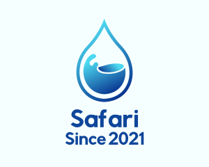 Water Drop - 3d Water Droplet logo design