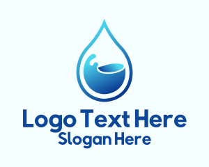 3d Water Droplet Logo