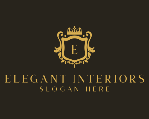 Regal Elegant Shield logo design