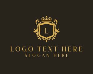 Royalty - Regal Elegant Shield logo design