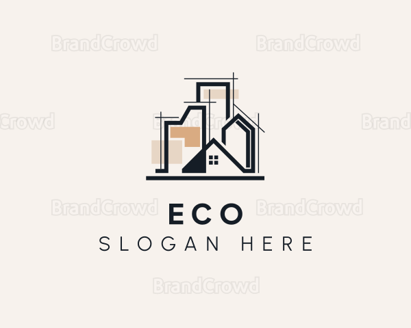 House Building Structure Logo