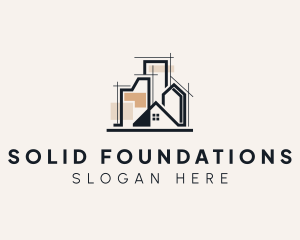 House Building Structure Logo