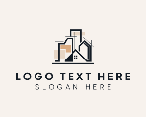 House Building Structure Logo