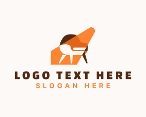 Seat - Furniture Chair Interior Light logo design