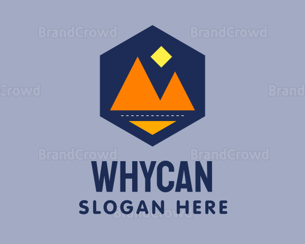 Hexagon Twin Mountain Road Logo