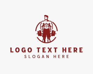 Weightlifting - Weightlifting Gym Barbell logo design