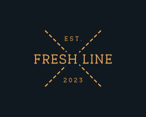 Dashed Line Business logo design