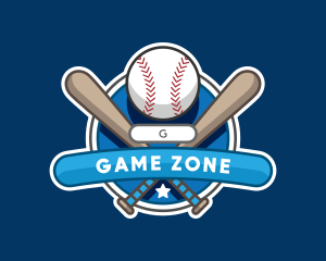 Baseball Sports League logo design