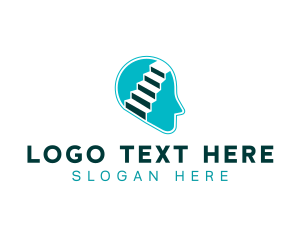 Stairs - Mental Human Stairs logo design