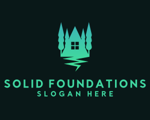 Forest House Cabin  Logo