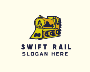 Rail - Soda Can Train Express logo design