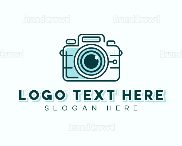 Photographic Camera Lens Logo