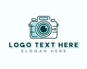 Photographic Camera Lens Logo