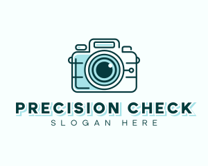 Photographic Camera Lens Logo