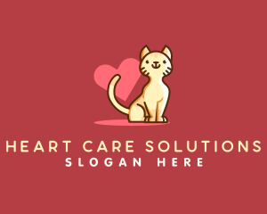 Cat Feline Pet logo design