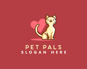 Cat Feline Pet logo design