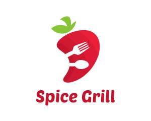 Chipotle - Spicy Chili Restaurant logo design