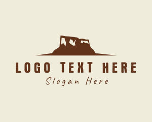 Mountain - Desert Mountain Travel logo design