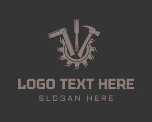 Timber - Handyman Tools Woodworks logo design