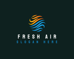 Heat Cold Airflow logo design