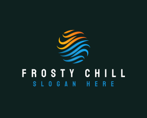 Cold - Heat Cold Airflow logo design